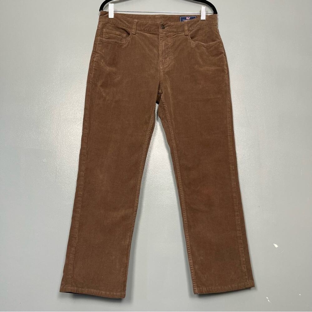 Vineyard Vines Corduroy 5 Pocket Pants Straight Leg Brown Men’s 32 X 30